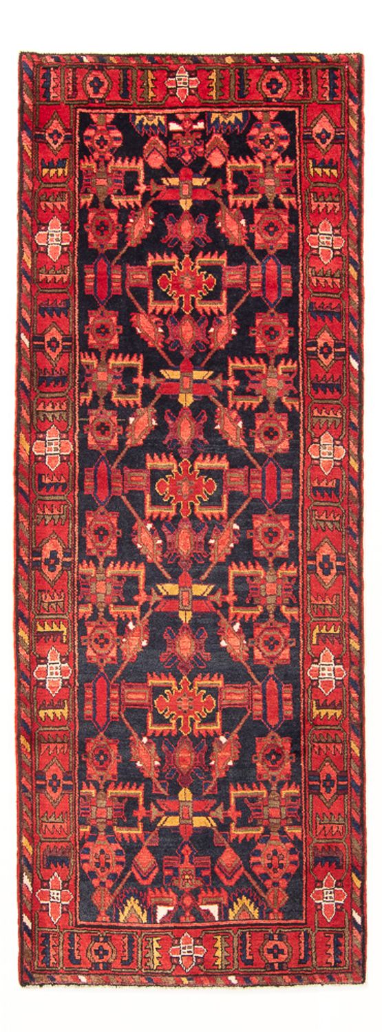 Loper Perzisch tapijt - Bijar - 310 x 112 cm - donkerblauw