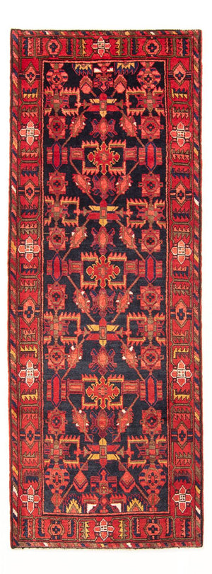 Loper Perzisch tapijt - Bijar - 310 x 112 cm - donkerblauw