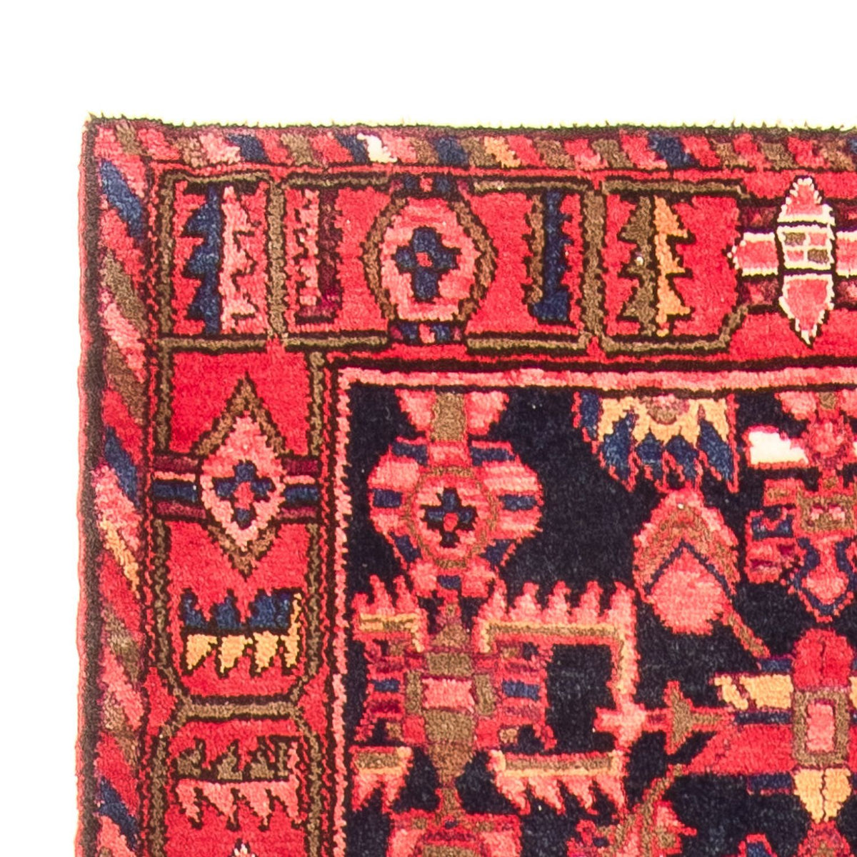 Loper Perzisch tapijt - Bijar - 310 x 112 cm - donkerblauw