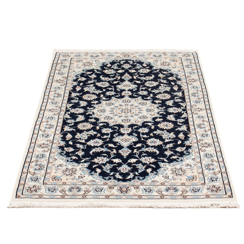 Perzisch tapijt - Nain - Premium - 140 x 70 cm - donkerblauw