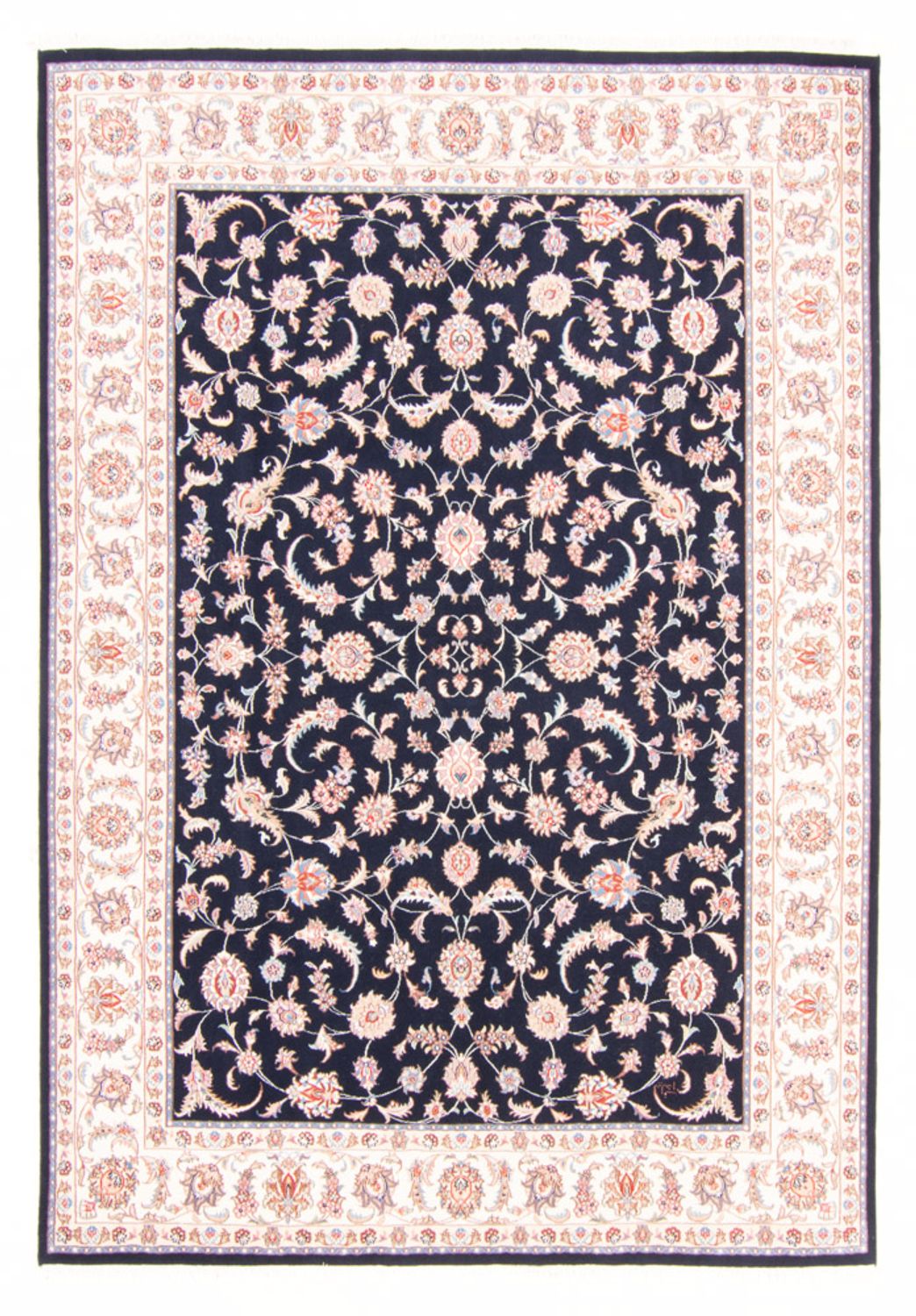 Perzisch tapijt - Tabriz - Royal - 240 x 170 cm - donkerblauw