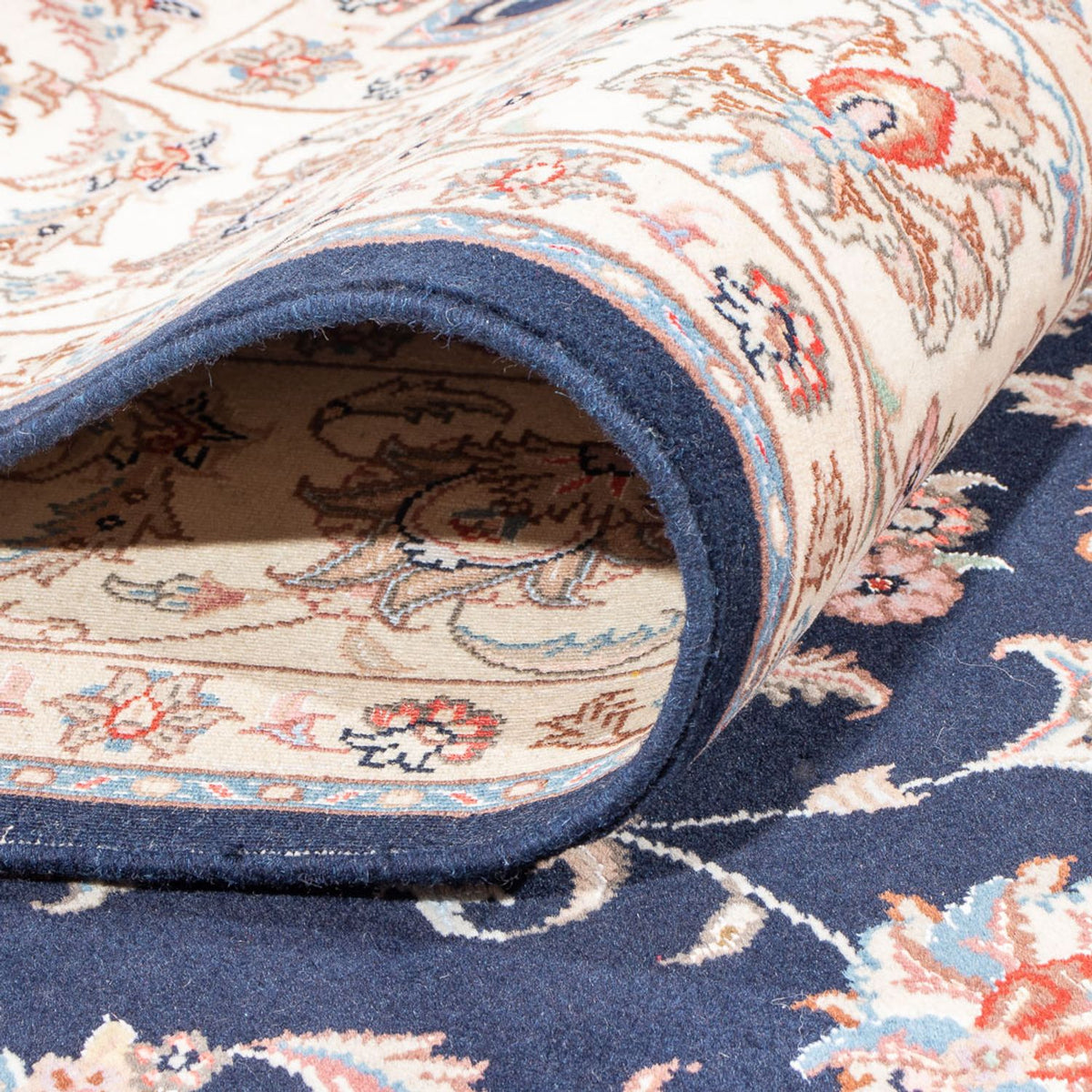 Perzisch tapijt - Tabriz - Royal - 240 x 170 cm - donkerblauw