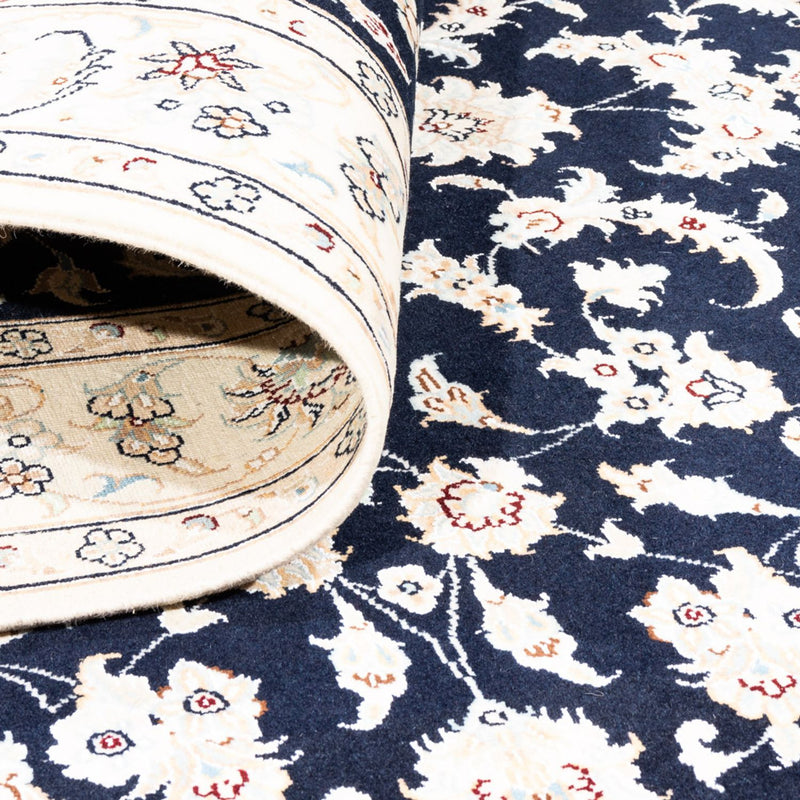 Perzisch tapijt - Nain - Premium - 178 x 120 cm - donkerblauw