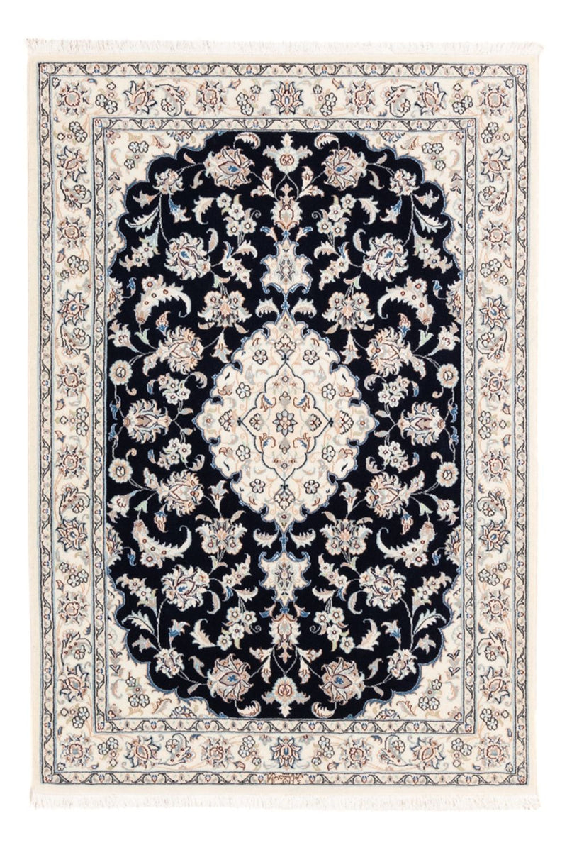 Perzisch tapijt - Nain - Premium - 148 x 107 cm - donkerblauw