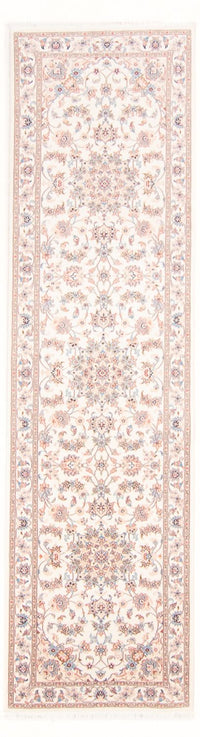Loper Perzisch tapijt - Tabriz - Royal - 296 x 80 cm - crème