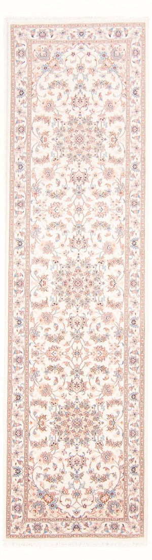 Loper Perzisch tapijt - Tabriz - Royal - 296 x 80 cm - crème