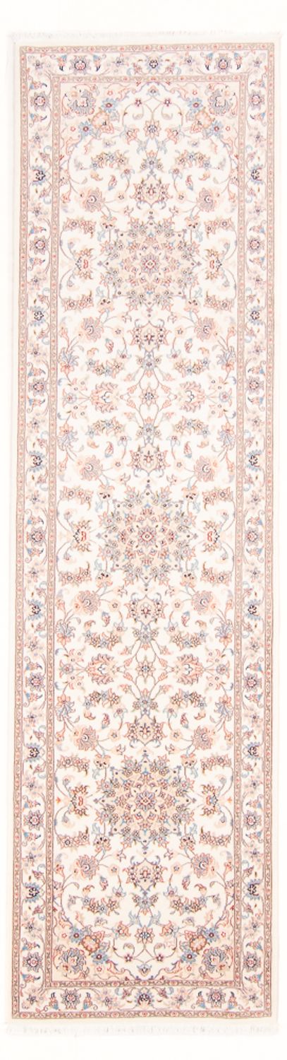 Loper Perzisch tapijt - Tabriz - Royal - 296 x 80 cm - crème