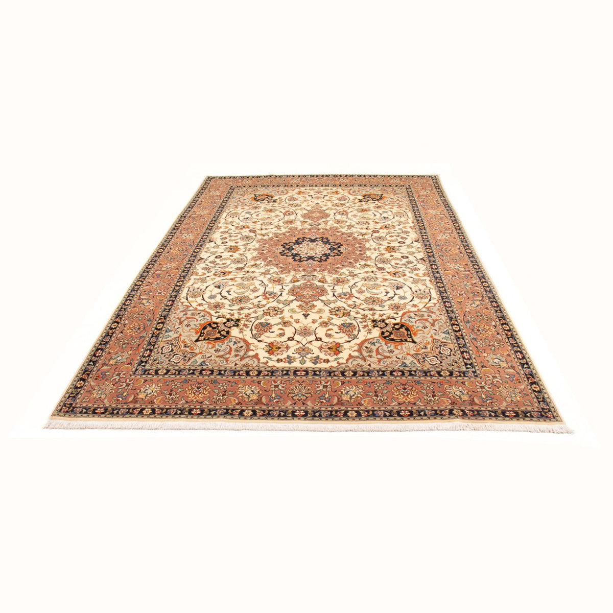 Perzisch tapijt - Tabriz - Royal - 285 x 180 cm - crème