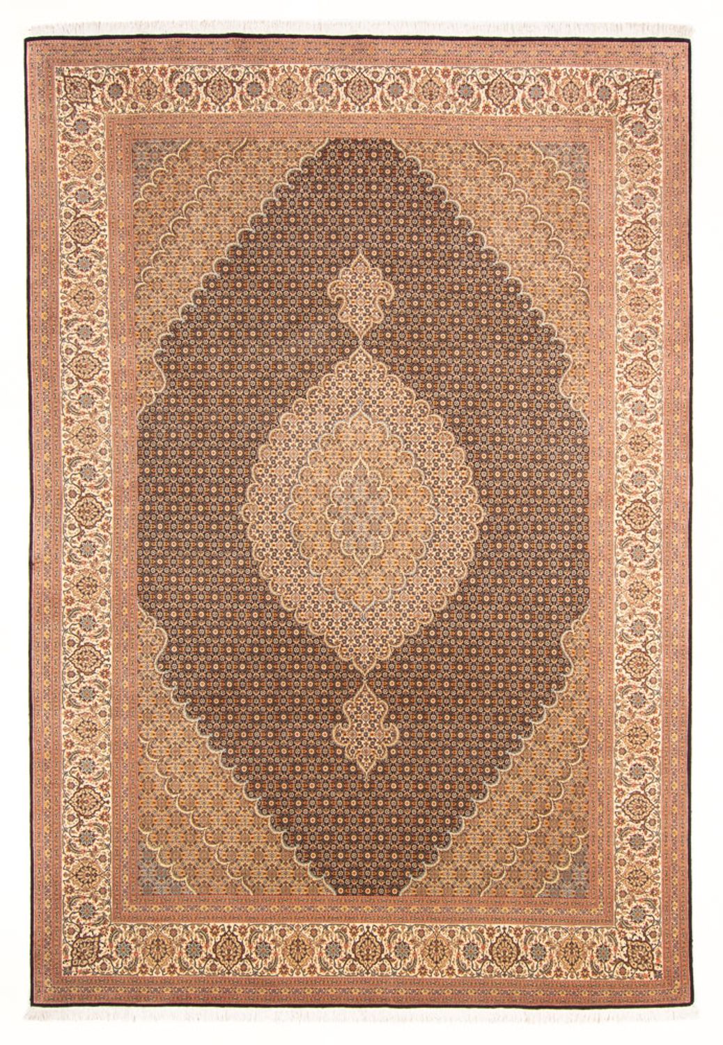 Perzisch tapijt - Tabriz - Royal - 297 x 200 cm - donkerblauw