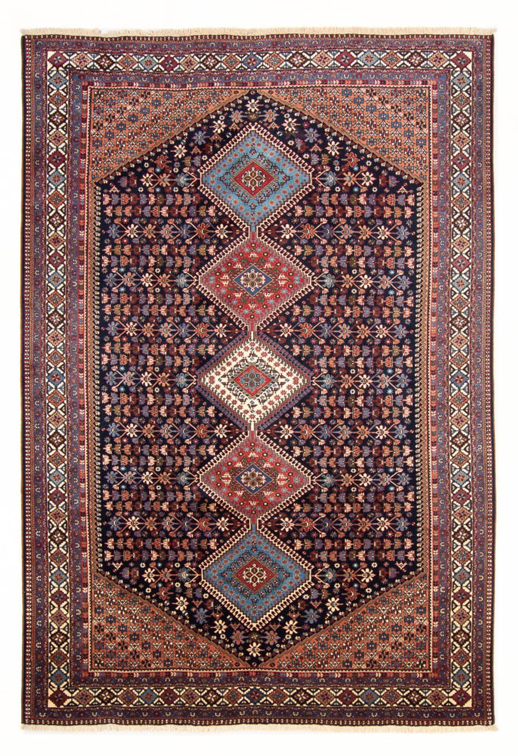 Perzisch Tapijt - Nomadisch - 300 x 204 cm - donkerblauw