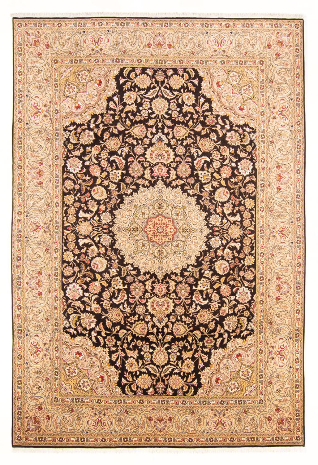 Perzisch tapijt - Tabriz - Royal - 296 x 196 cm - donkerblauw