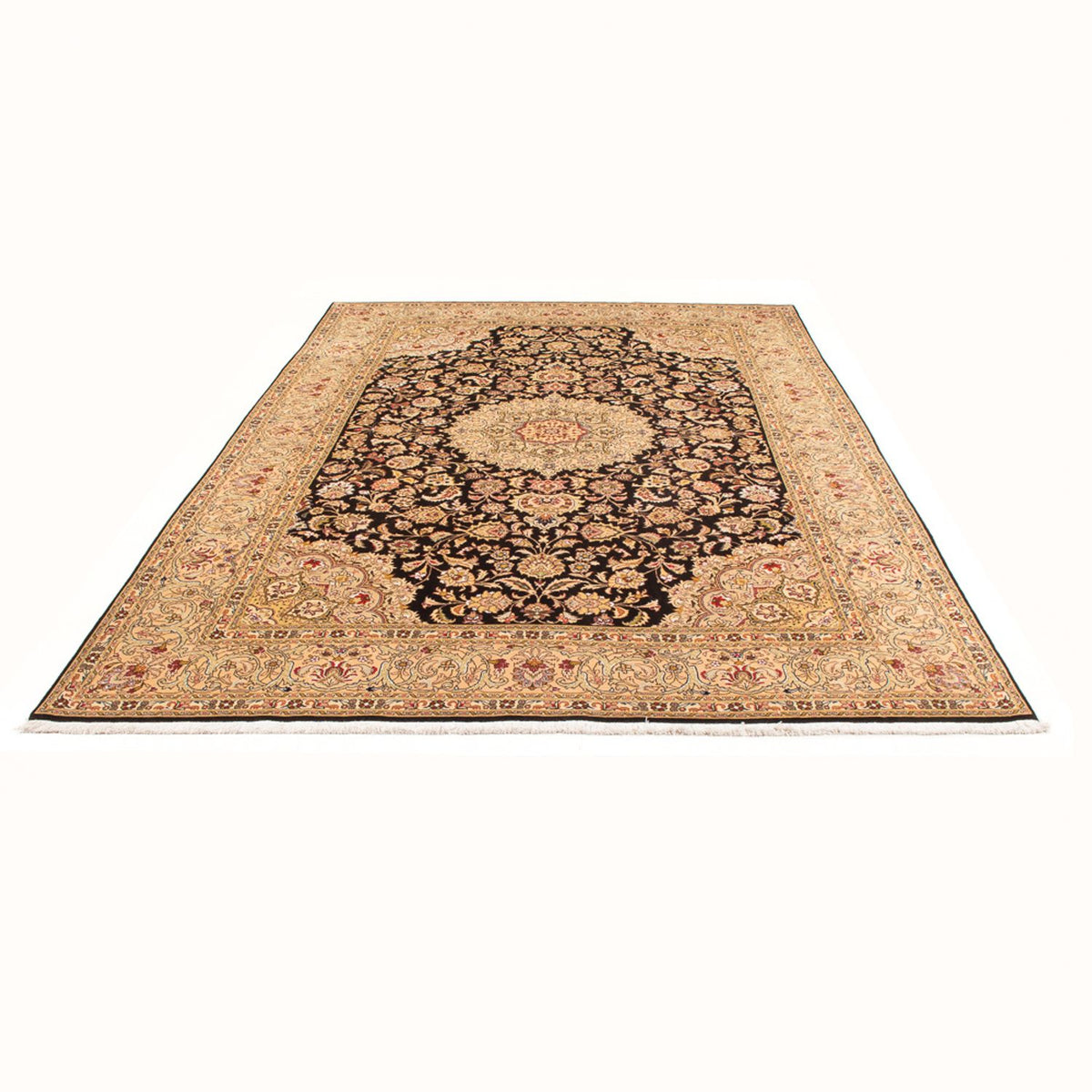 Perzisch tapijt - Tabriz - Royal - 296 x 196 cm - donkerblauw