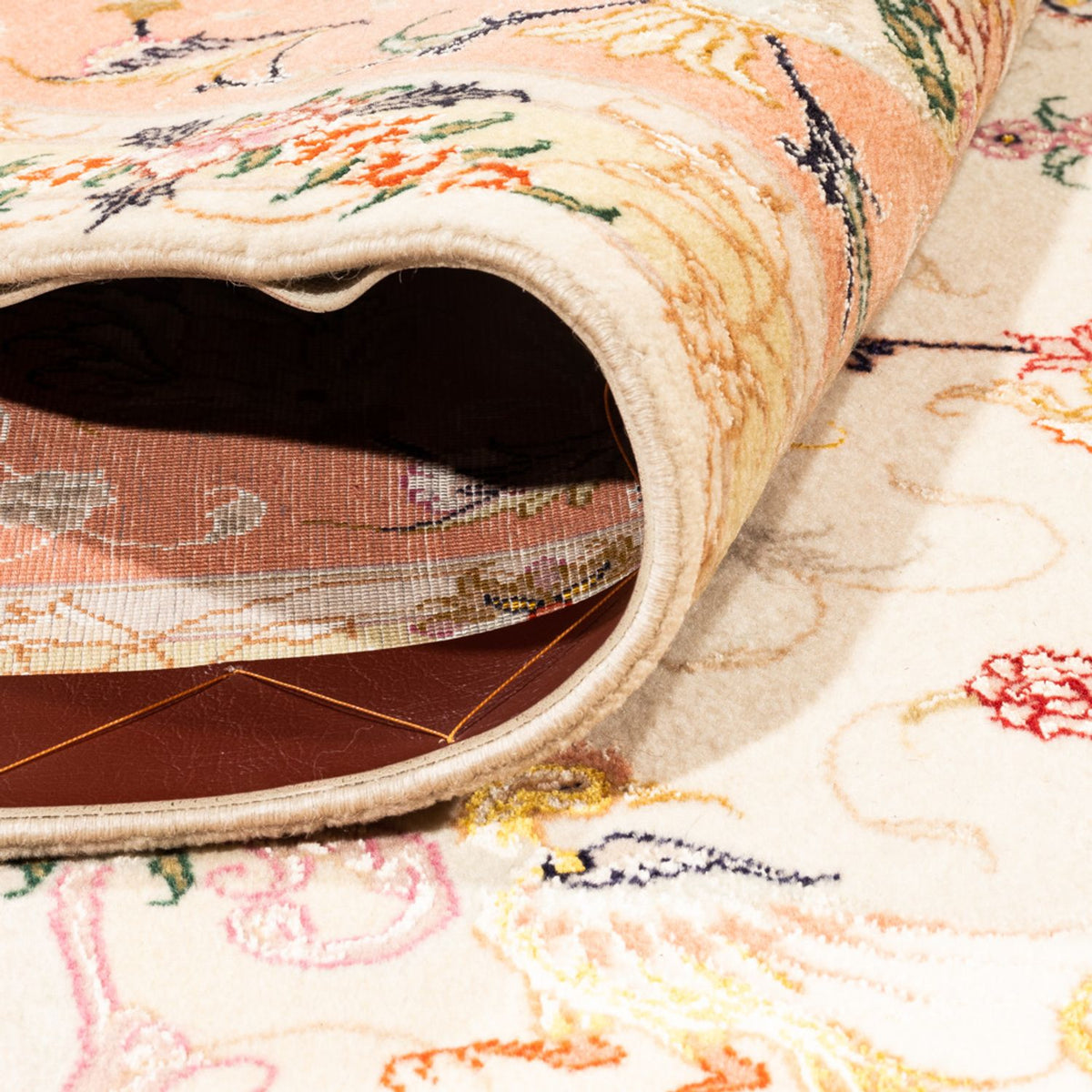 Perzisch tapijt - Tabriz - Royal vierkant  - 205 x 203 cm - crème