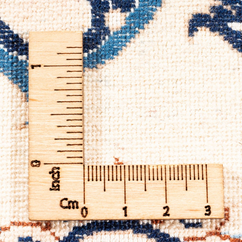 Perzisch tapijt - Nain - Premium vierkant  - 212 x 212 cm - donkerblauw