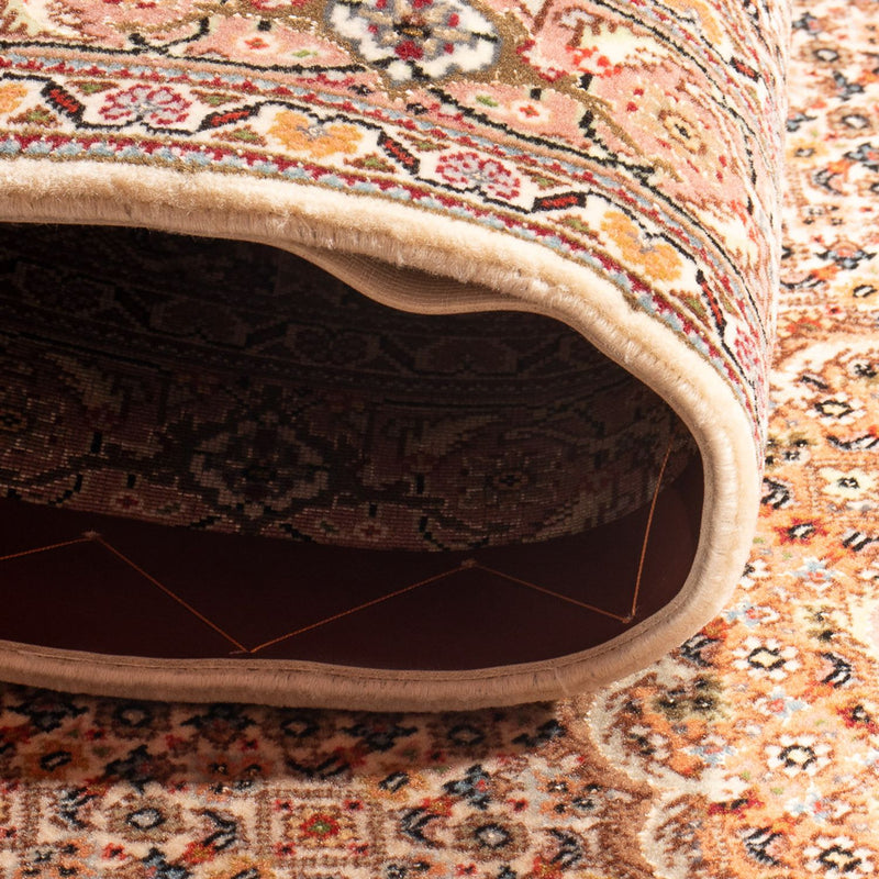 Loper Perzisch tapijt - Tabriz - Royal - 407 x 78 cm - beige