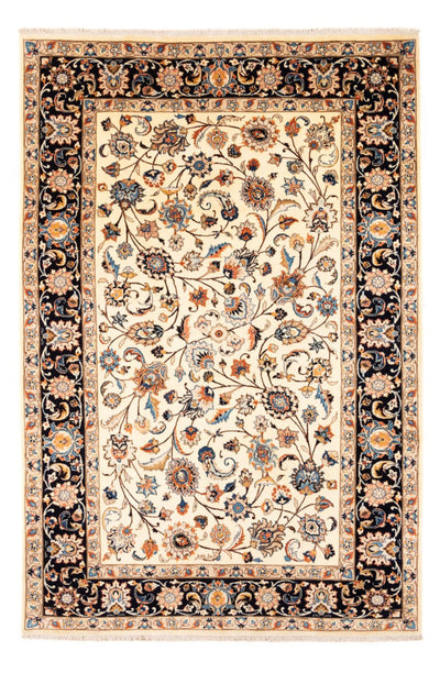 Kashmar Tapijt 197x296cm - Perzisch tapijt - licht beige