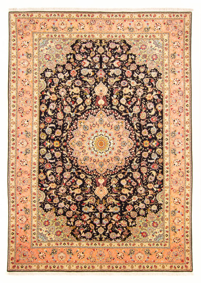 Perzisch tapijt - Tabriz - Royal - 293 x 207 cm - donkerblauw