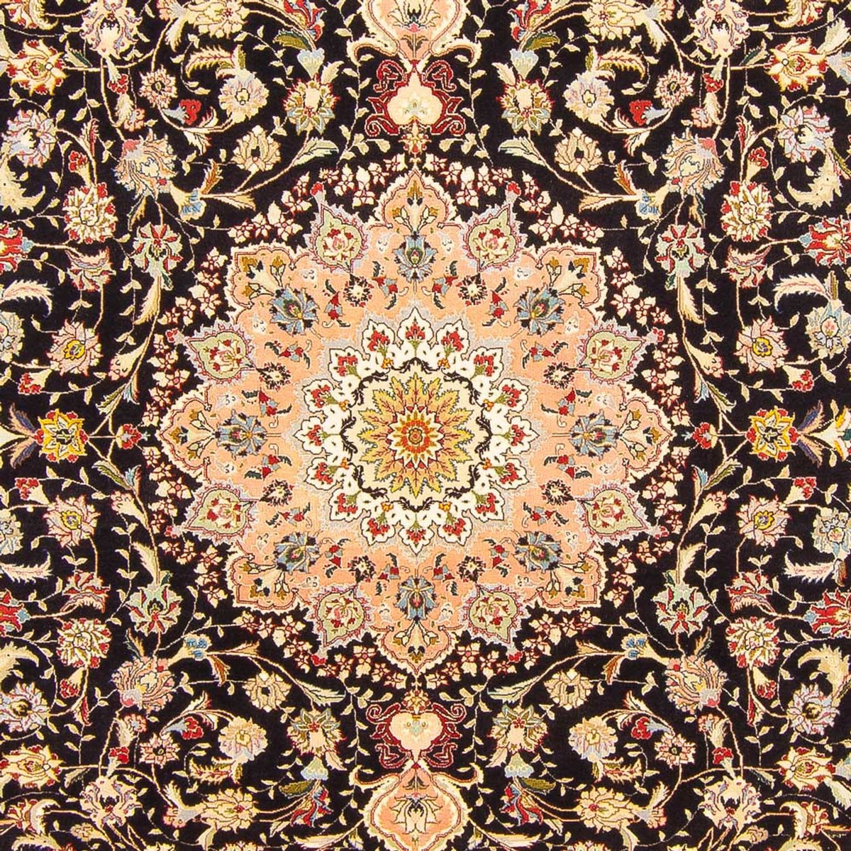 Perzisch tapijt - Tabriz - Royal - 293 x 207 cm - donkerblauw
