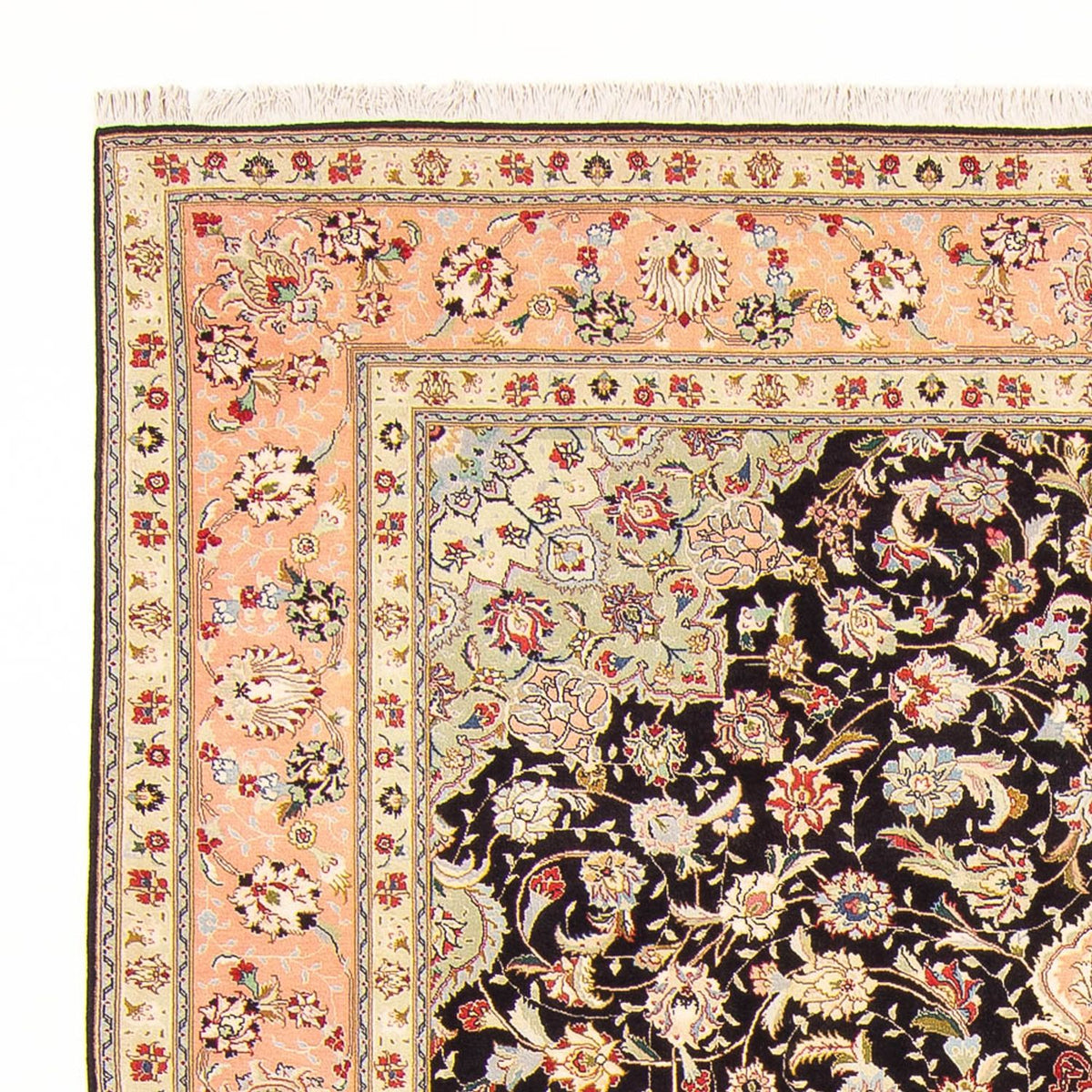 Perzisch tapijt - Tabriz - Royal - 293 x 207 cm - donkerblauw