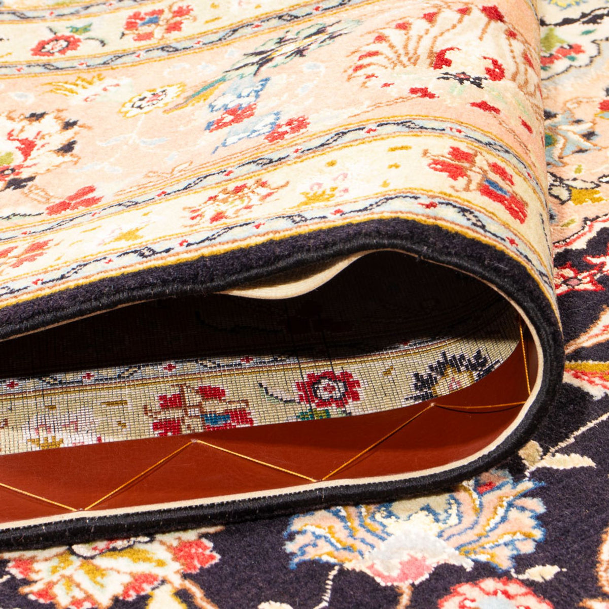 Perzisch tapijt - Tabriz - Royal - 293 x 207 cm - donkerblauw