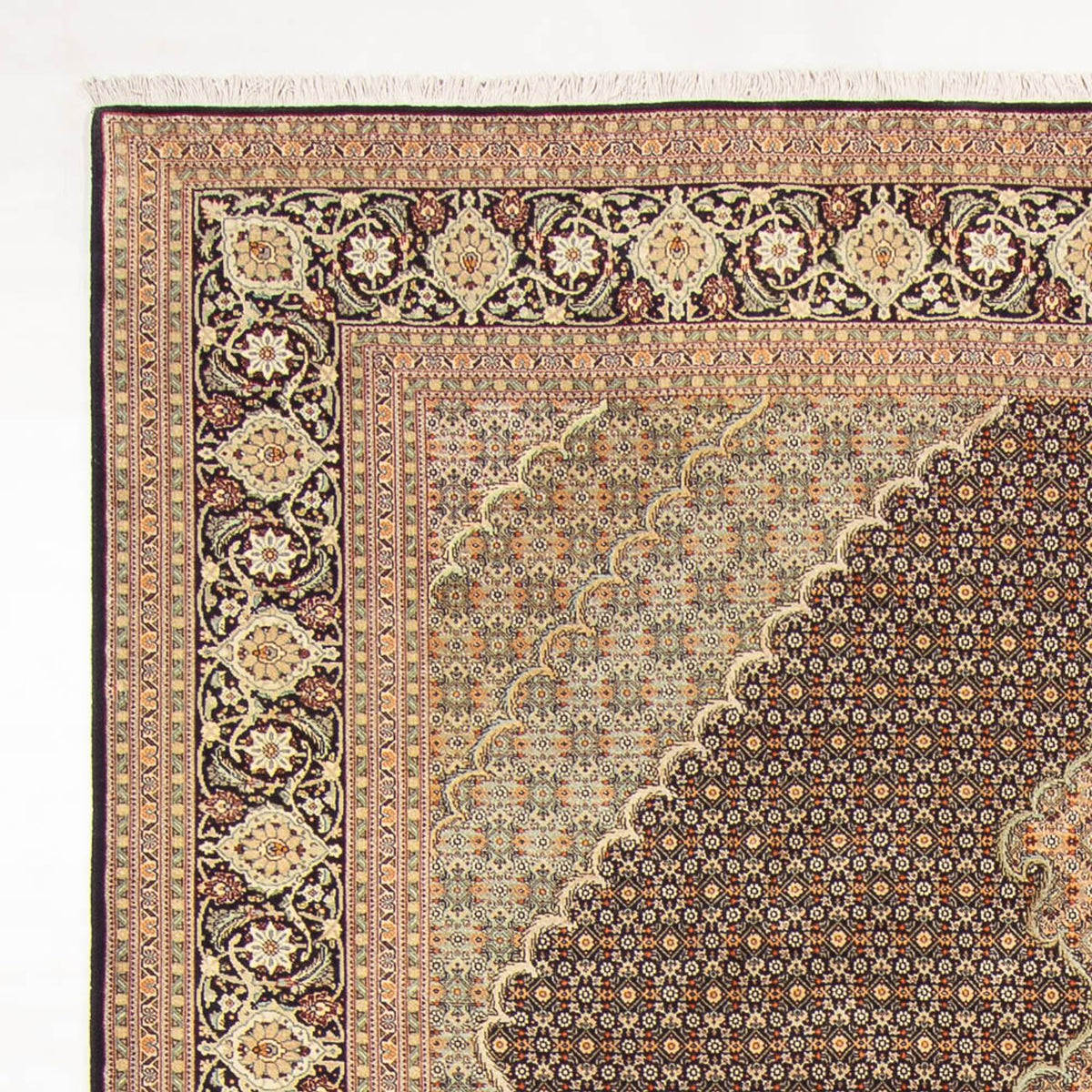 Perzisch tapijt - Tabriz - Royal - 296 x 199 cm - donkerblauw