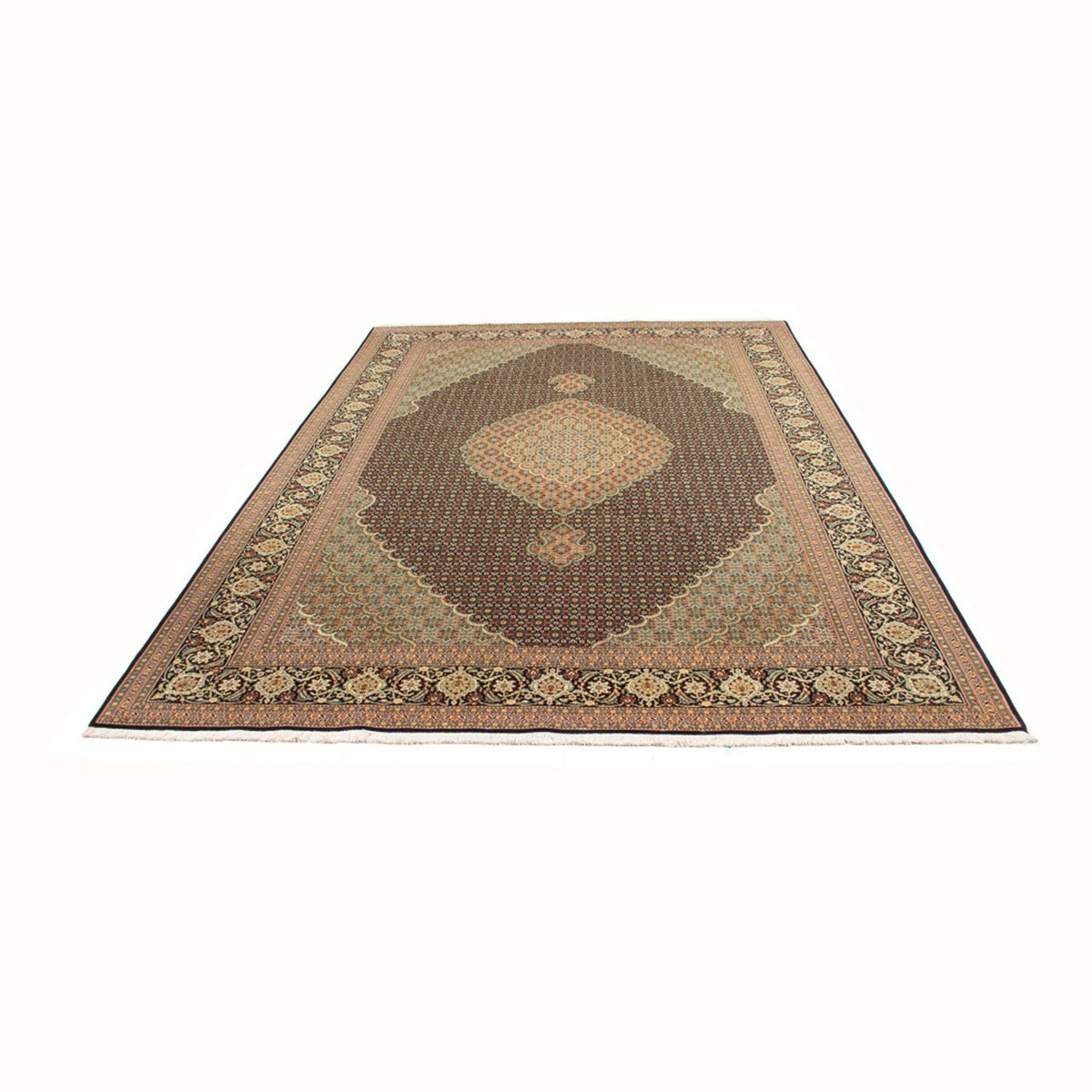 Perzisch tapijt - Tabriz - Royal - 296 x 199 cm - donkerblauw