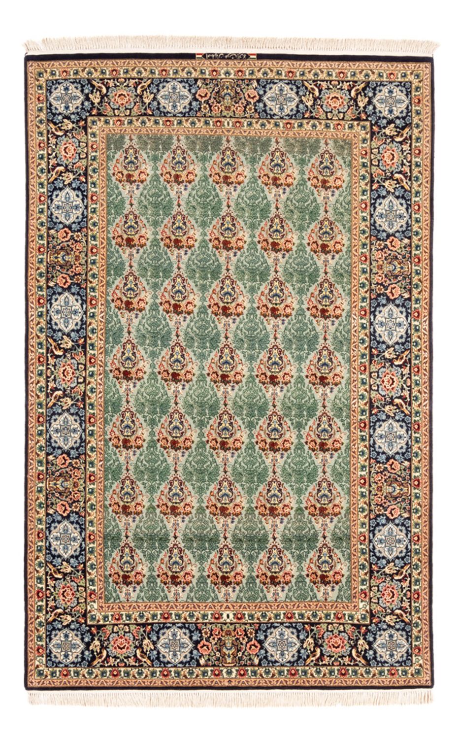 Perzisch tapijt - Isfahan - Premium - 244 x 157 cm - groen
