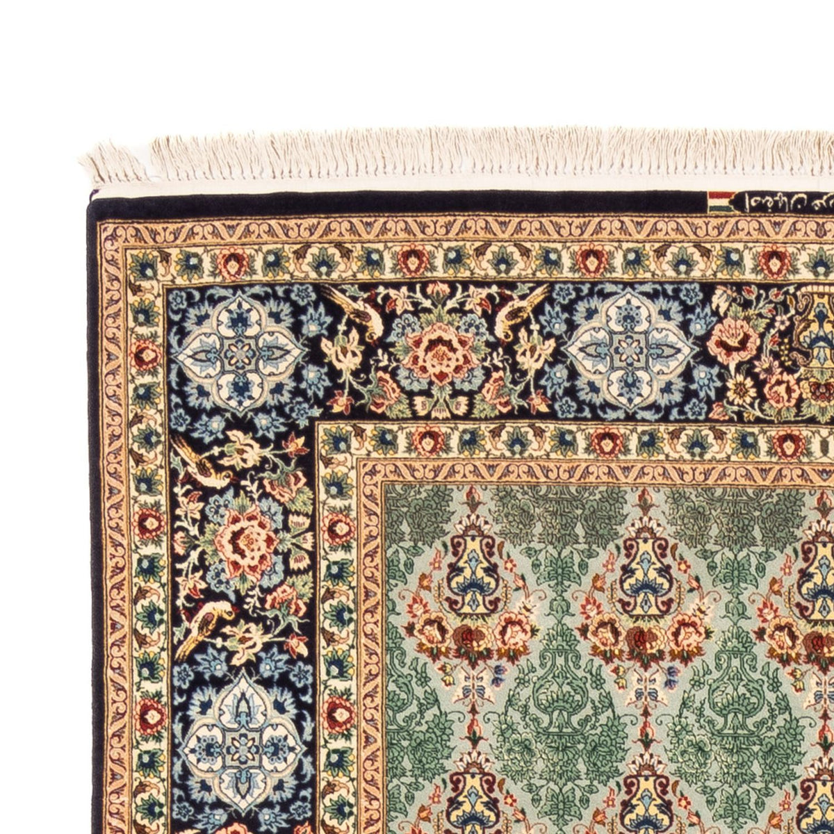 Perzisch tapijt - Isfahan - Premium - 244 x 157 cm - groen