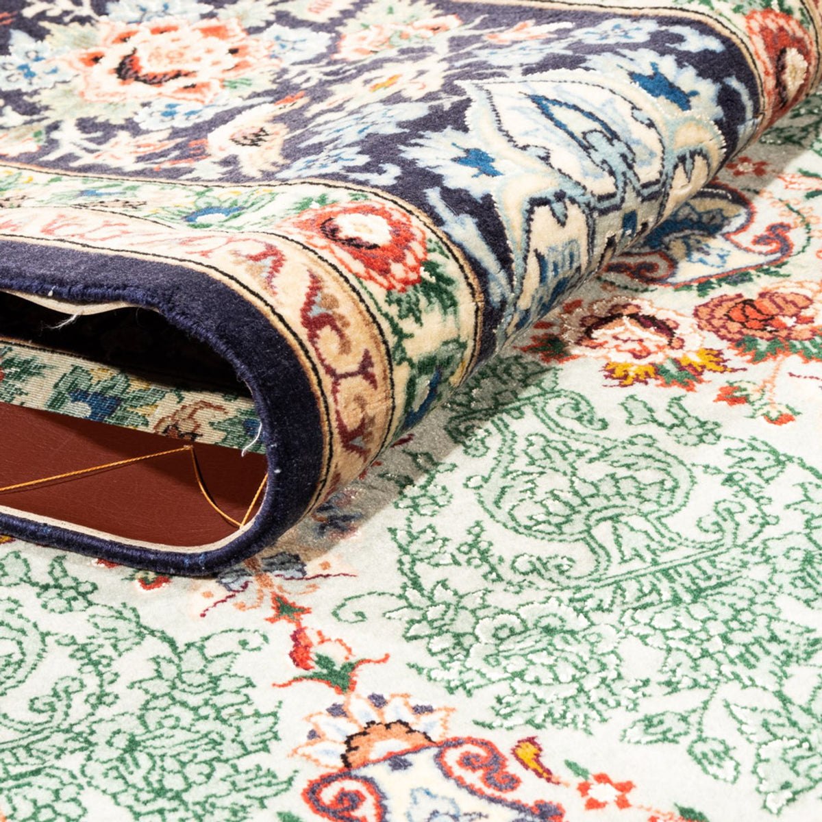 Perzisch tapijt - Isfahan - Premium - 244 x 157 cm - groen