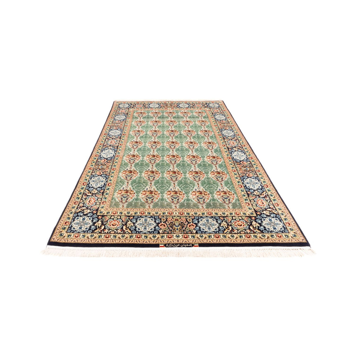 Perzisch tapijt - Isfahan - Premium - 244 x 157 cm - groen