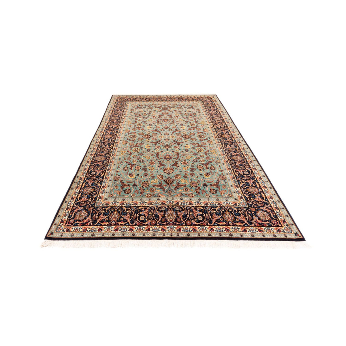 Perzisch tapijt - Isfahan - Premium - 240 x 150 cm - groen