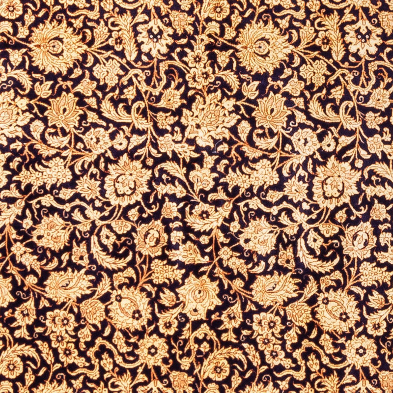 Zijden tapijt - Ghom Silk - Premium vierkant  - 247 x 243 cm - donker beige