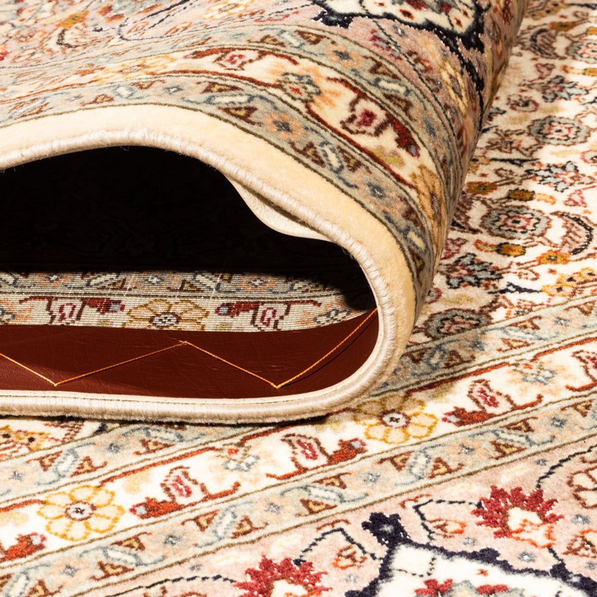 Perzisch tapijt - Tabriz - Royal vierkant  - 206 x 204 cm - donker beige