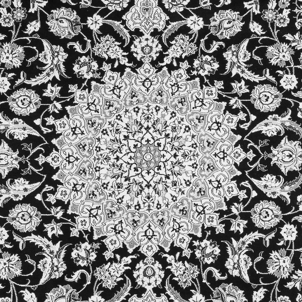 Perzisch tapijt - Nain - 304 x 200 cm - donkerblauw