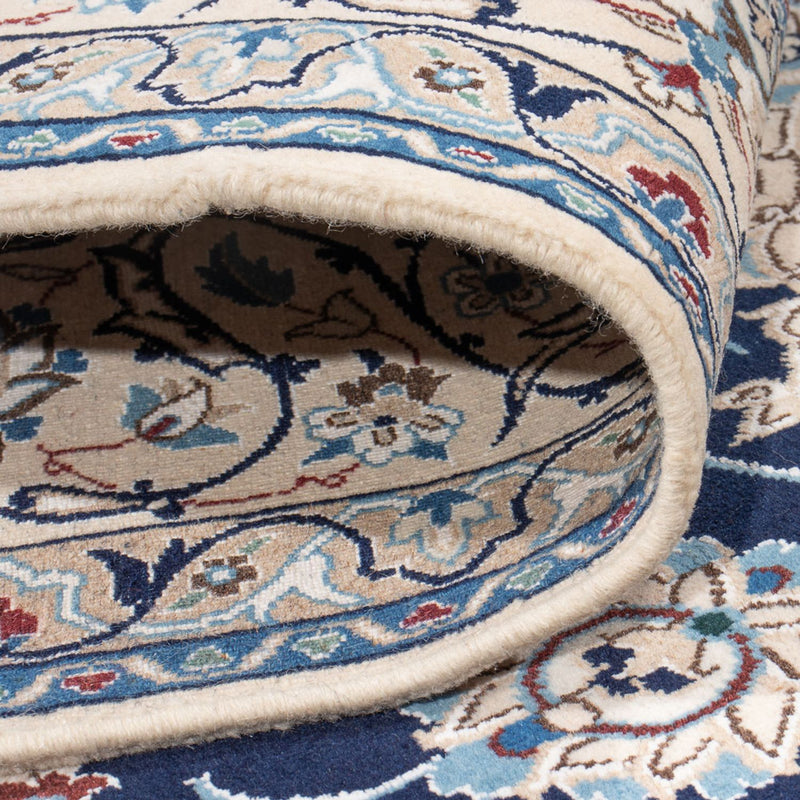 Perzisch tapijt - Nain - 304 x 200 cm - donkerblauw