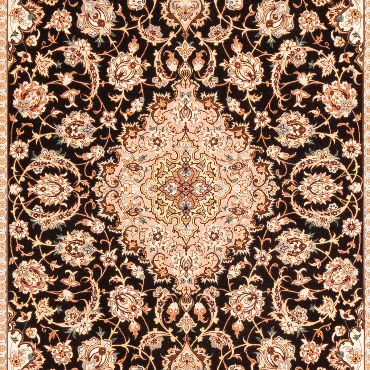 Loper Perzisch tapijt - Isfahan - Premium - 227 x 148 cm - donkerblauw