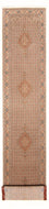 Loper Perzisch tapijt - Tabriz - Royal - 403 x 82 cm - beige