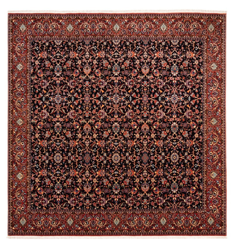 Perzisch tapijt - Bijar vierkant  - 250 x 248 cm - donkerblauw