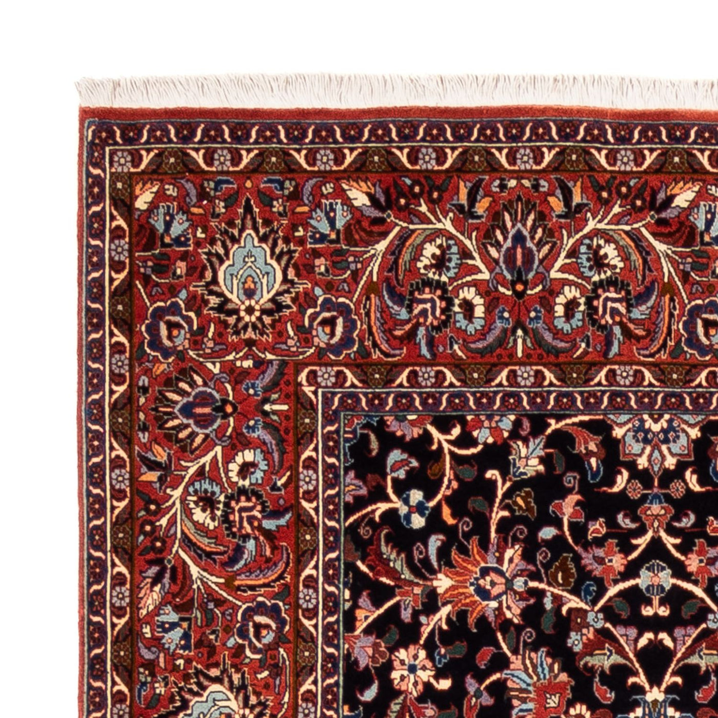 Perzisch tapijt - Bijar vierkant  - 250 x 248 cm - donkerblauw