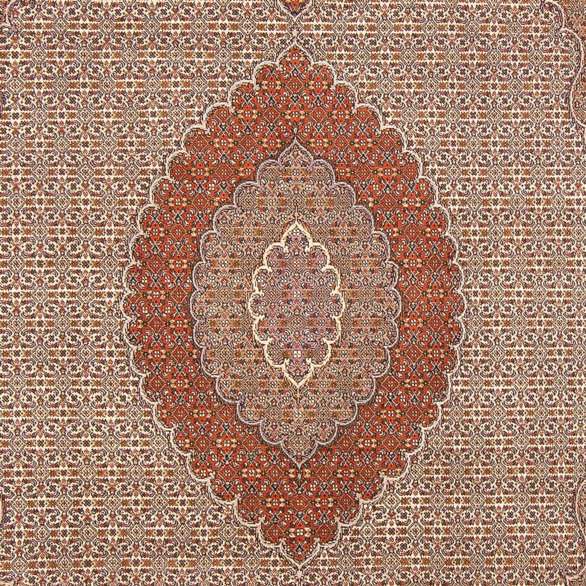 Perzisch tapijt - Tabriz - Royal - 304 x 195 cm - donker beige
