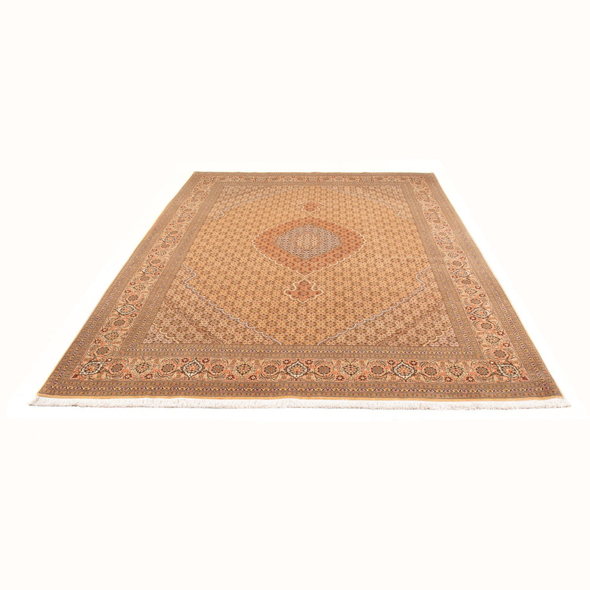 Perzisch tapijt - Tabriz - Royal - 300 x 200 cm - licht beige