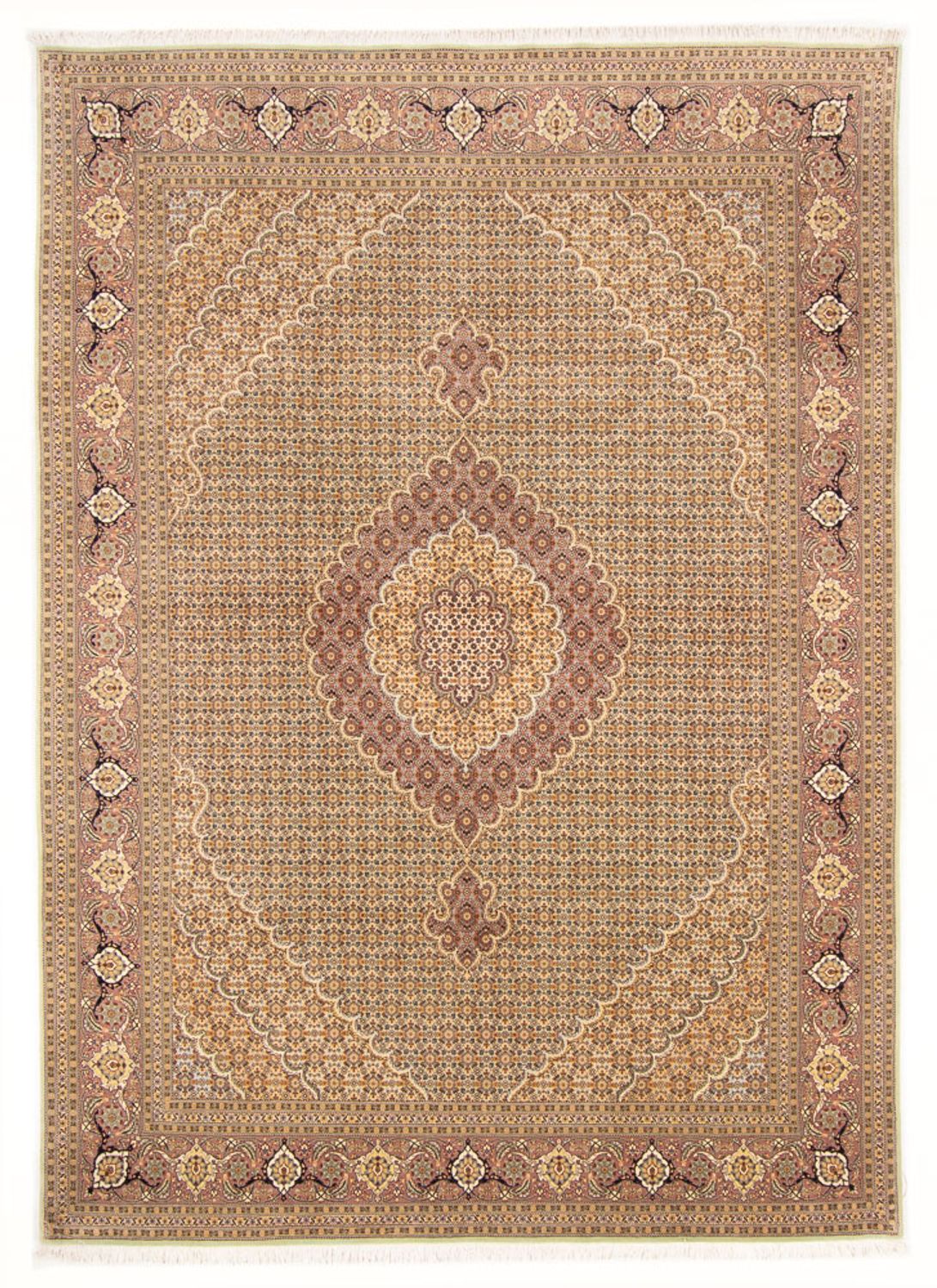 Perzisch tapijt - Tabriz - Royal - 300 x 200 cm - zand