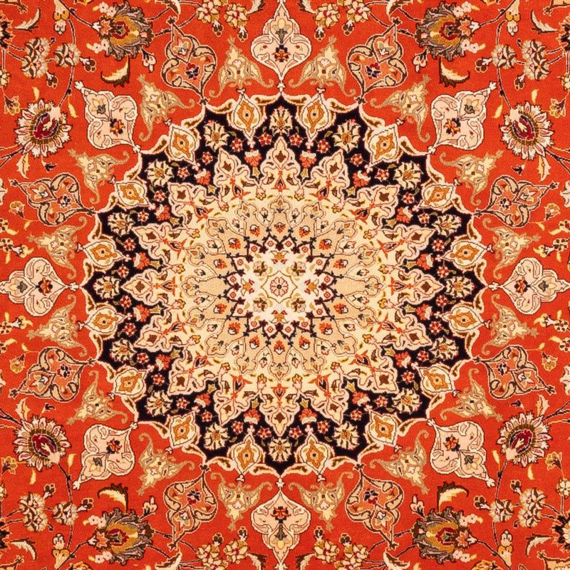 Perzisch tapijt - Tabriz vierkant  - 253 x 249 cm - oranje