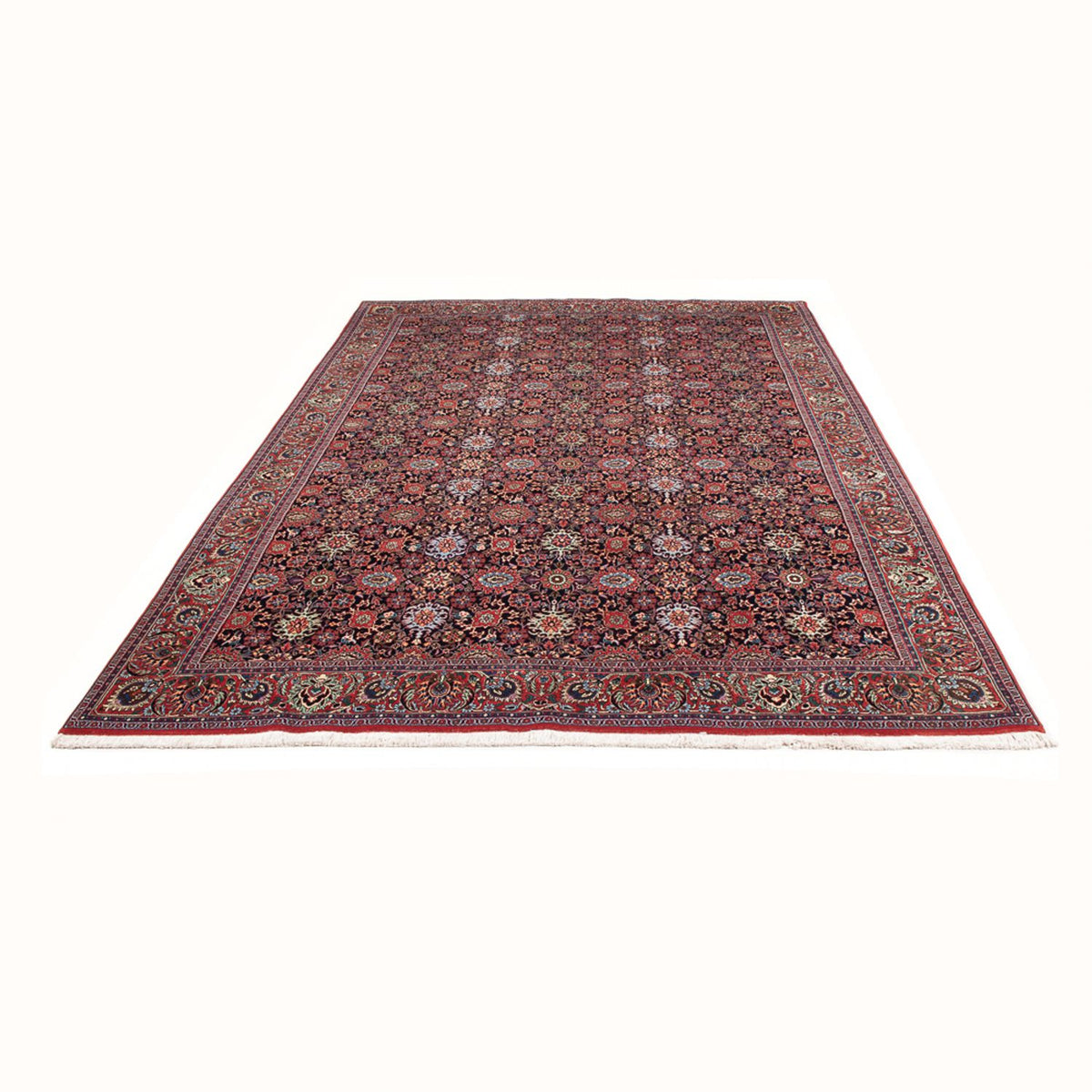 Perzisch tapijt - Bijar - Koninklijke - 292 x 200 cm - donkerblauw