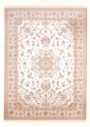 Perzisch tapijt - Tabriz - Royal - 344 x 253 cm - crème
