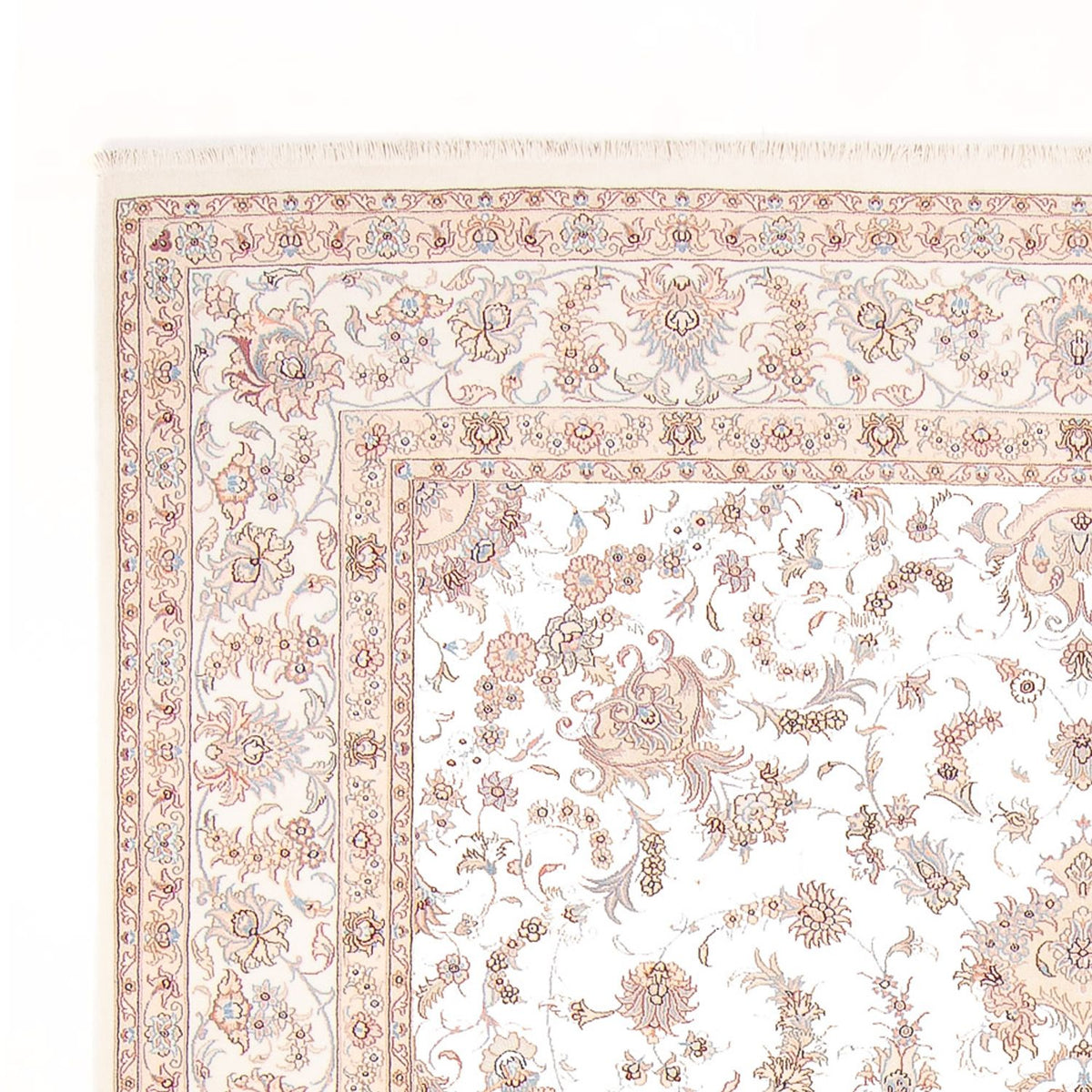 Perzisch tapijt - Tabriz - Royal - 344 x 253 cm - crème