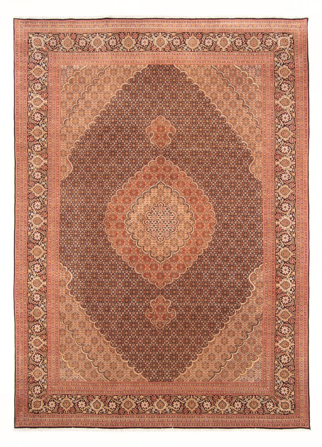 Perzisch tapijt - Tabriz - Royal - 300 x 204 cm - oranje
