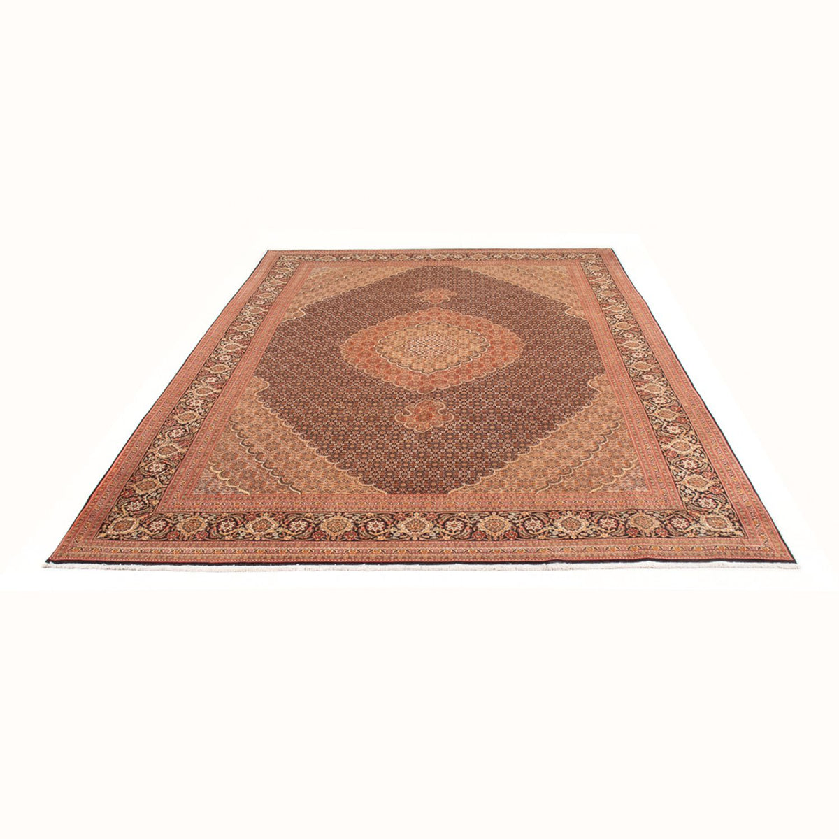Perzisch tapijt - Tabriz - Royal - 300 x 204 cm - oranje