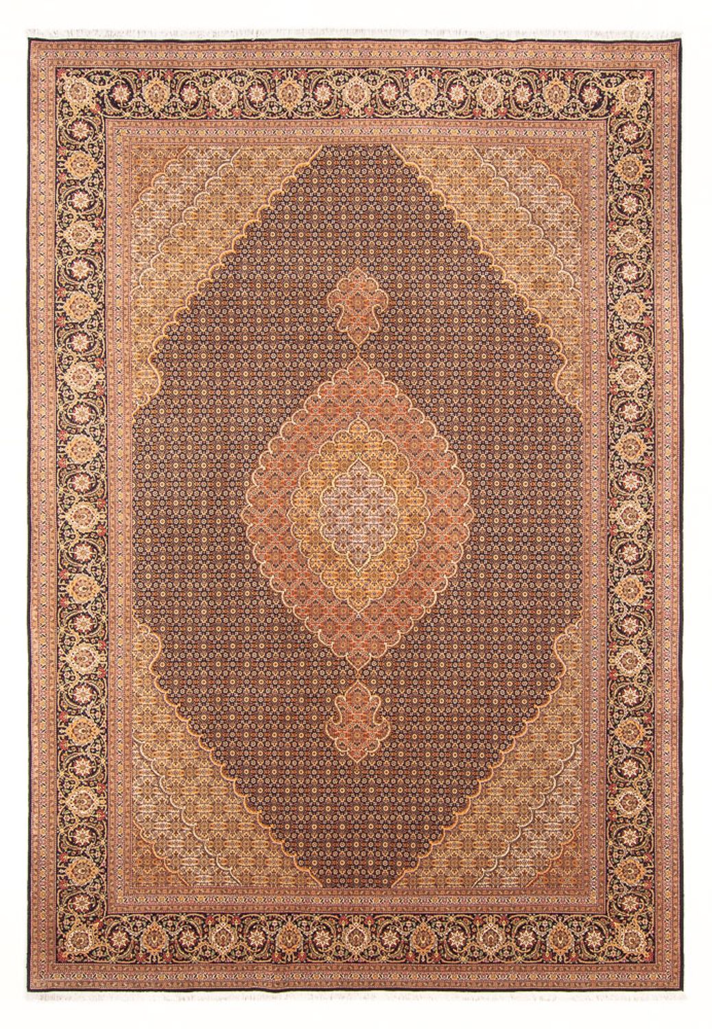 Perzisch tapijt - Tabriz - Royal - 293 x 198 cm - oranje