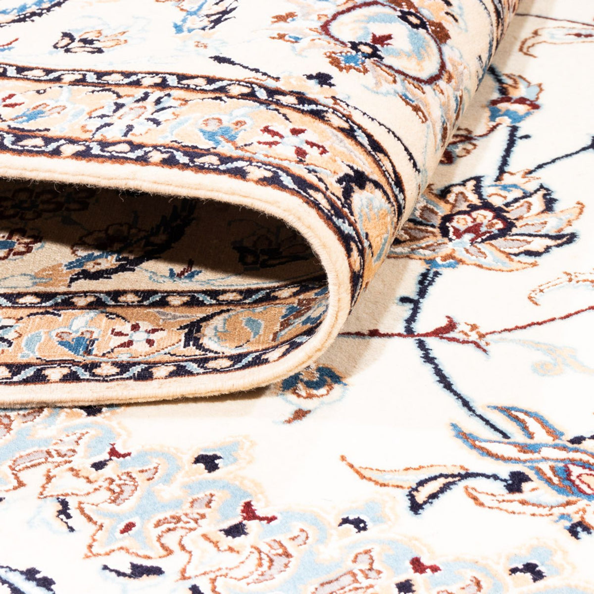 Perzisch tapijt - Nain - Premium - 240 x 203 cm - crème